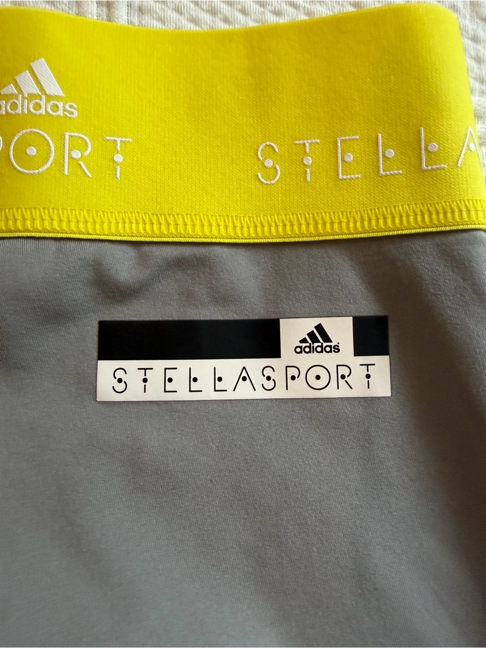 Bundle Adidas Stella McCartney Stellasport Leggings Red Rose/Camo Neon Waist - Picture 5 of 13
